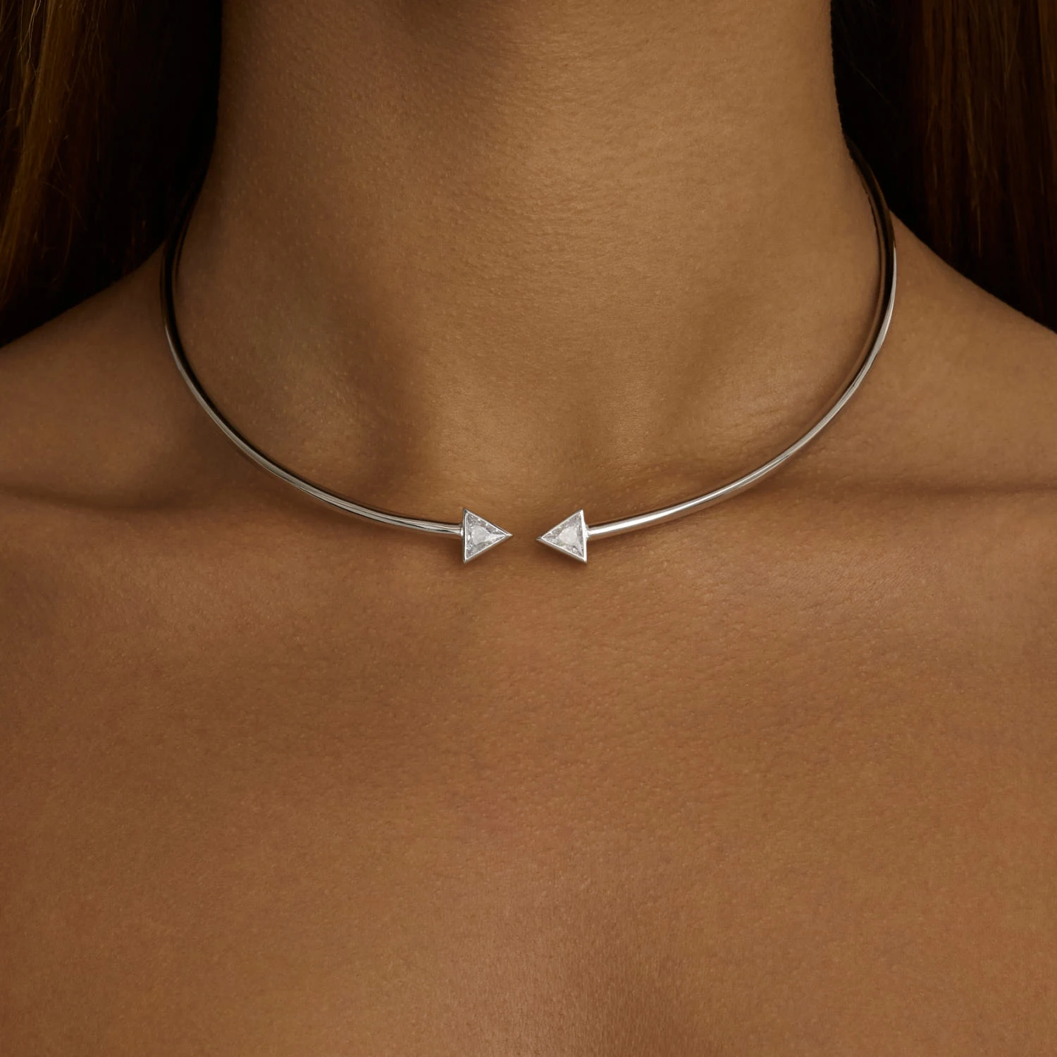 Колье из серебра с фианитами VENUS