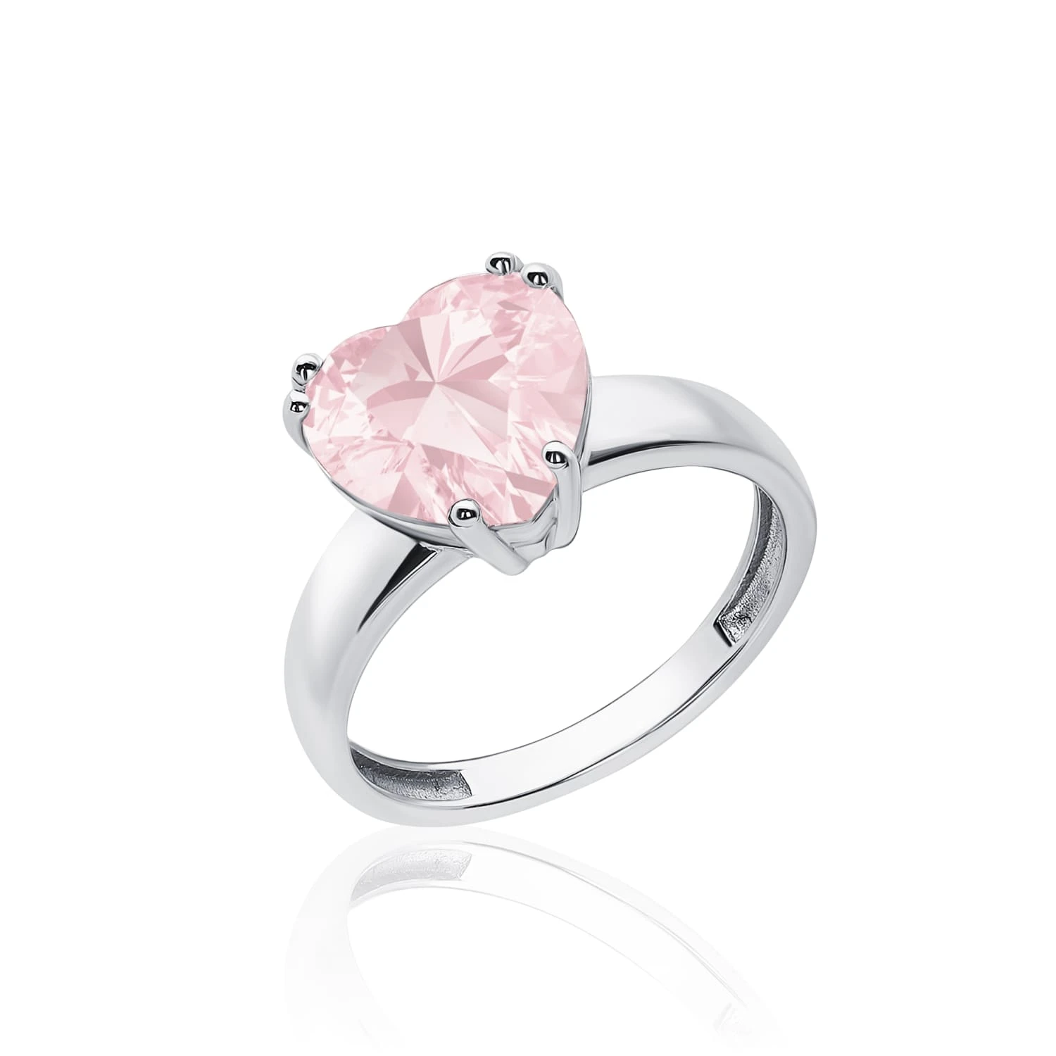 Серебряное кольцо SWEETHEART с сердцем 
