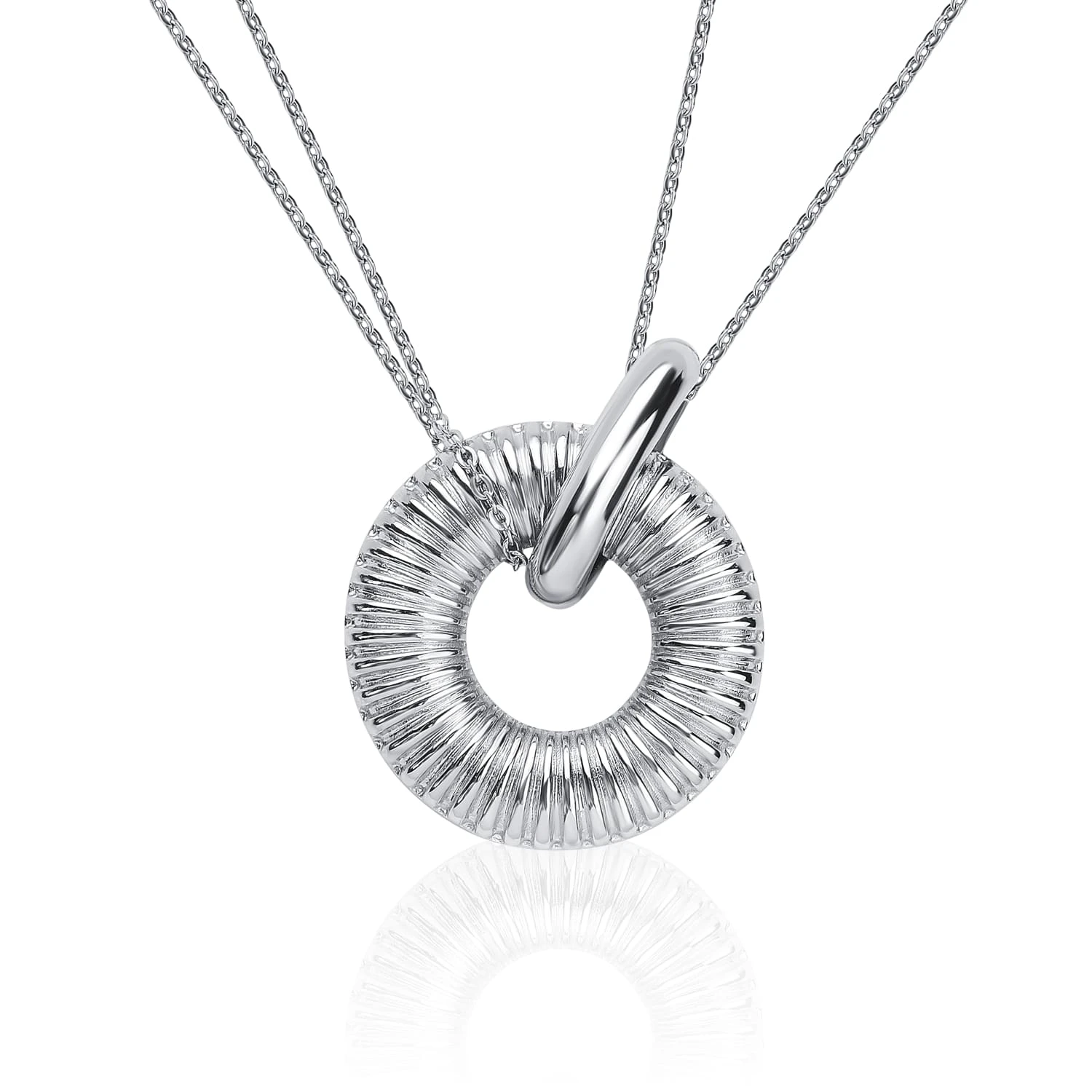 Серебряное колье из серебра вечность