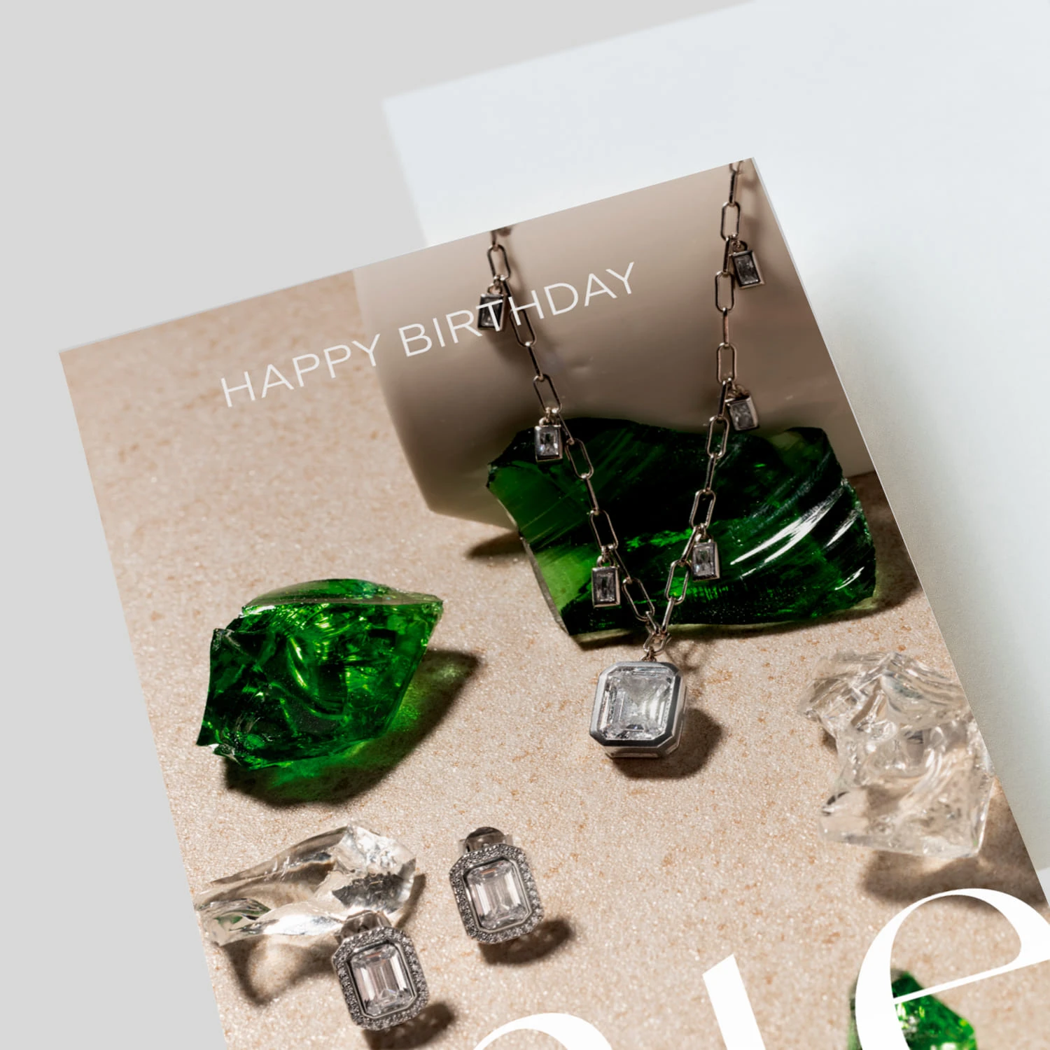 Открытка подарочная Midnight "Happy Birthday"