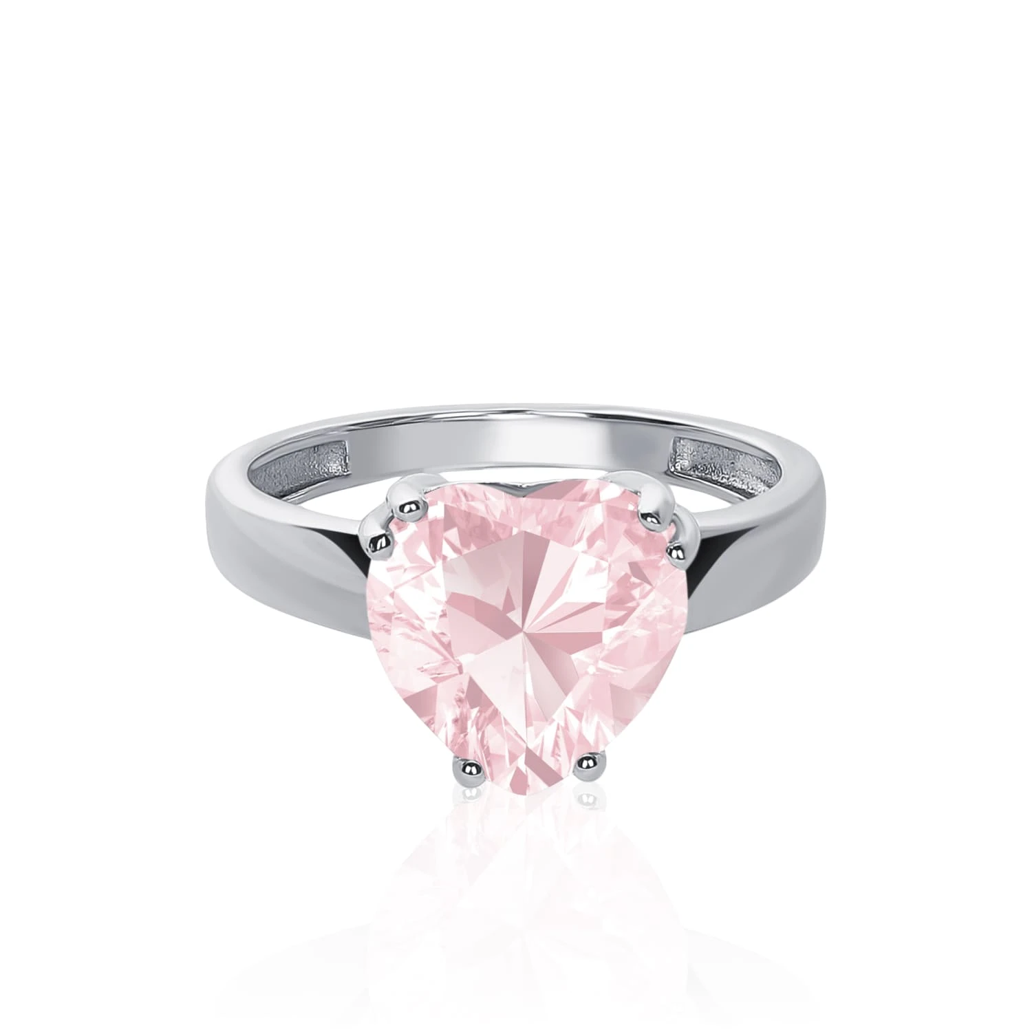 Серебряное кольцо SWEETHEART с сердцем 
