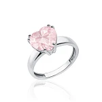 Серебряное кольцо SWEETHEART с сердцем 
