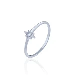 Серебряное кольцо с фианитами