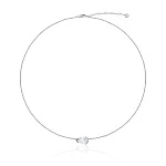 Серебряное колье PURITY с белым топазом