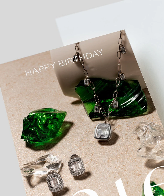 Открытка подарочная Midnight "Happy Birthday"