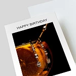 Открытка подарочная  Midnight серьги "Happy Birthday"