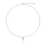 Серебряное колье SWEETHEART с двумя сердцами